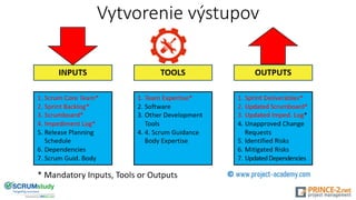 Vytvorenie výstupov
 