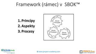 Framework (rámec) v SBOK™
1.Princípy
2.Aspekty
3.Procesy
© www.project-academy.com
 