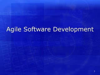 Agile Software Development 
