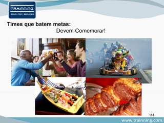 114
Times que batem metas:
Devem Comemorar!
 