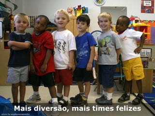 Mais diversão, mais times felizes
picture by woodleywonderworks

 