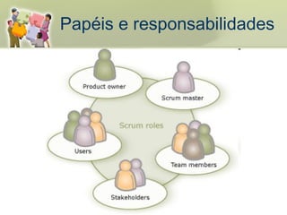 Papéis e responsabilidades
 