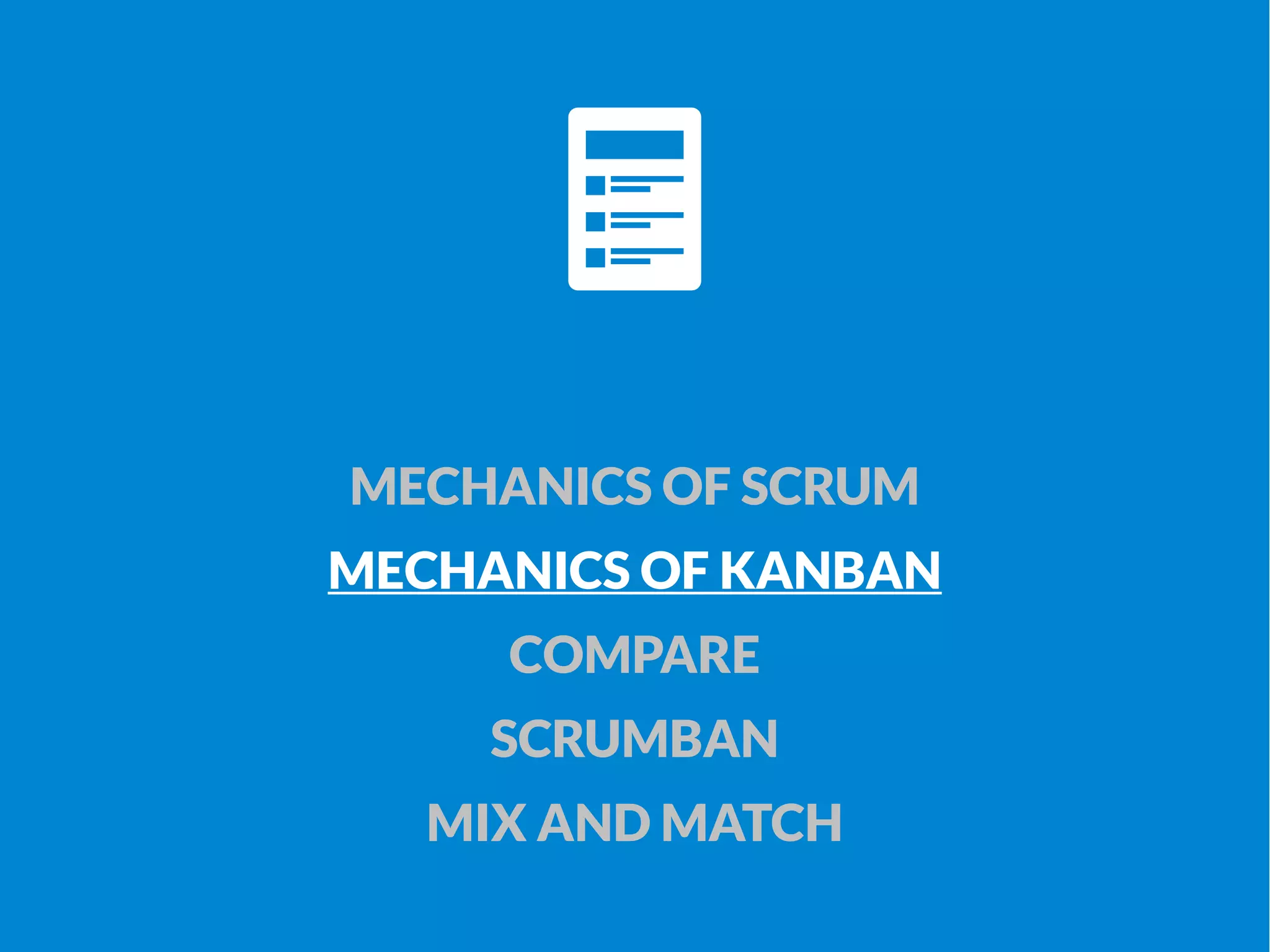Visualize your workflow 
ANALYZE IMPLEMENT REVIEW DEPLOY 
Analyze Implement Review Deploy 
 