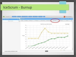 IceScrum - Burnup
 