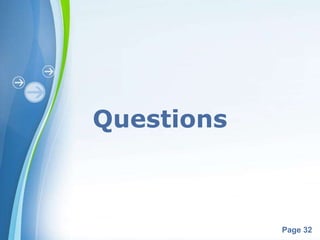 Powerpoint Templates 
Page 32 
Questions 
