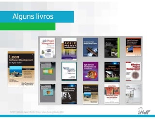 Alguns livros
FUCAPI | Métodos Ágeis | Charlles Pinon e Juliana Serejo | Outubro 2014
 