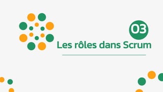 Les rôles dans Scrum
03
 