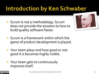 OriginsScrum@ Accenture Technology Solutions | PCS10