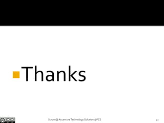 ❷Sprint32Scrum@ Accenture Technology Solutions | PCS