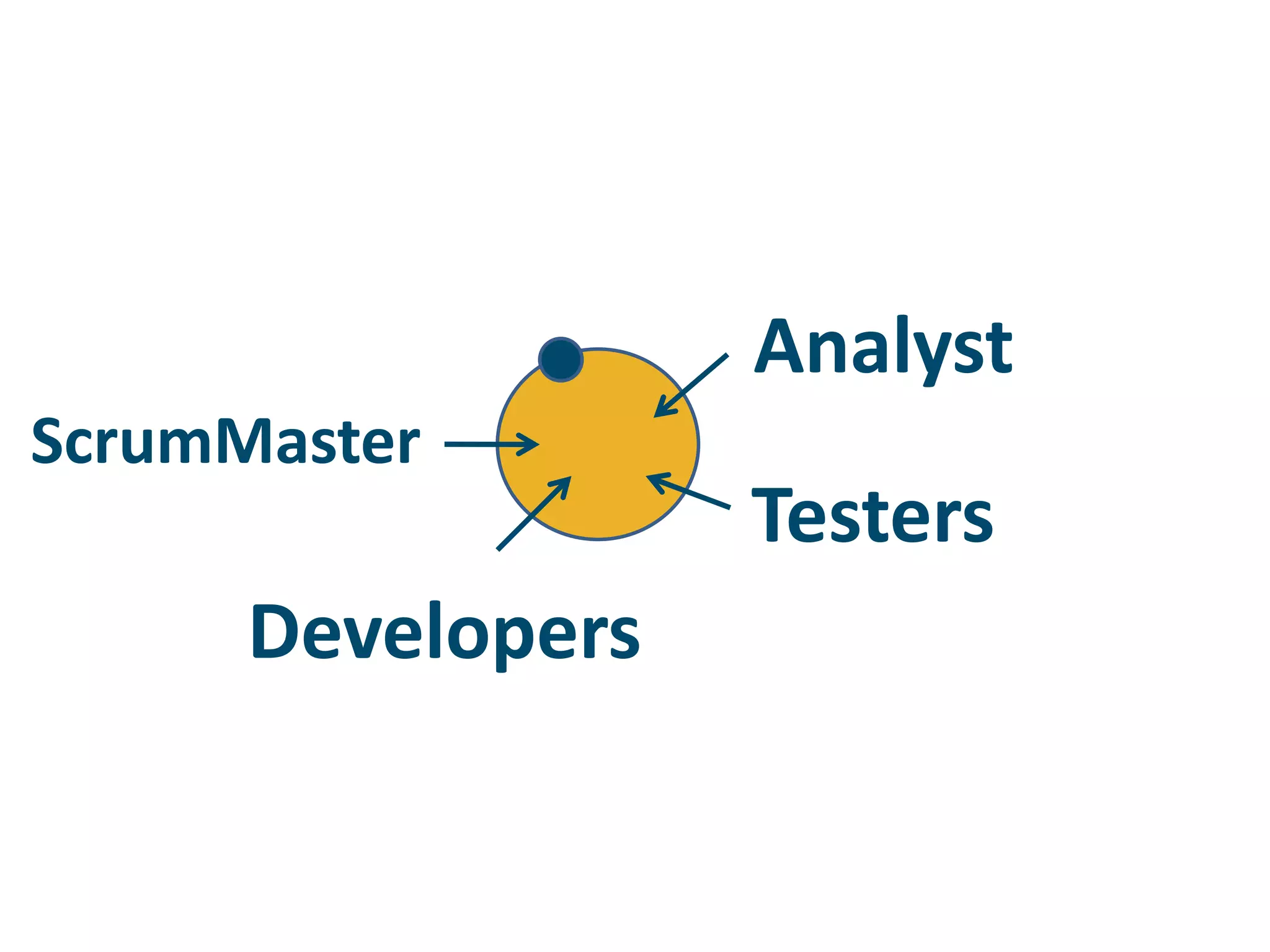 AnalystScrumMasterTestersDevelopers