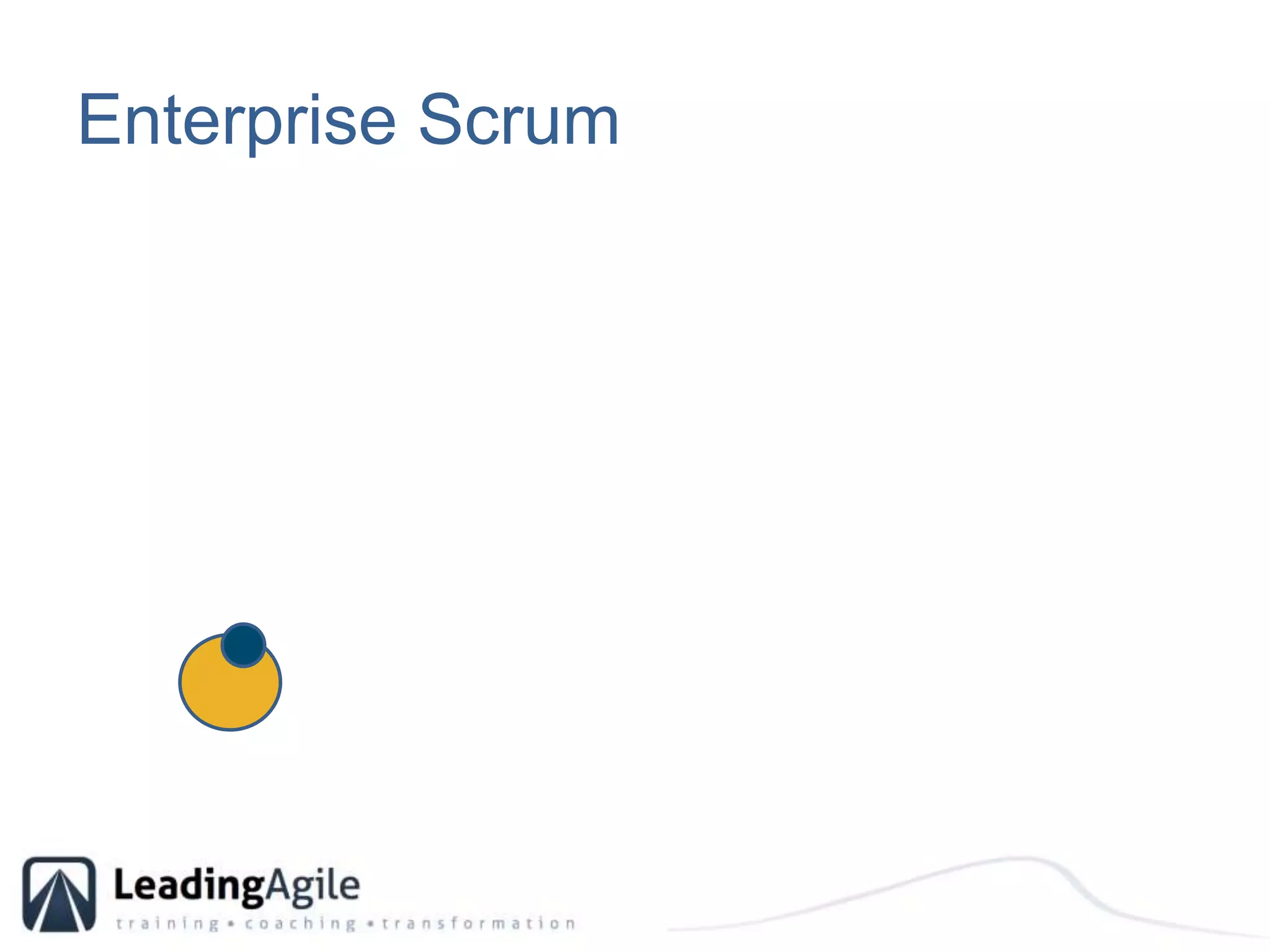 Enterprise Scrum