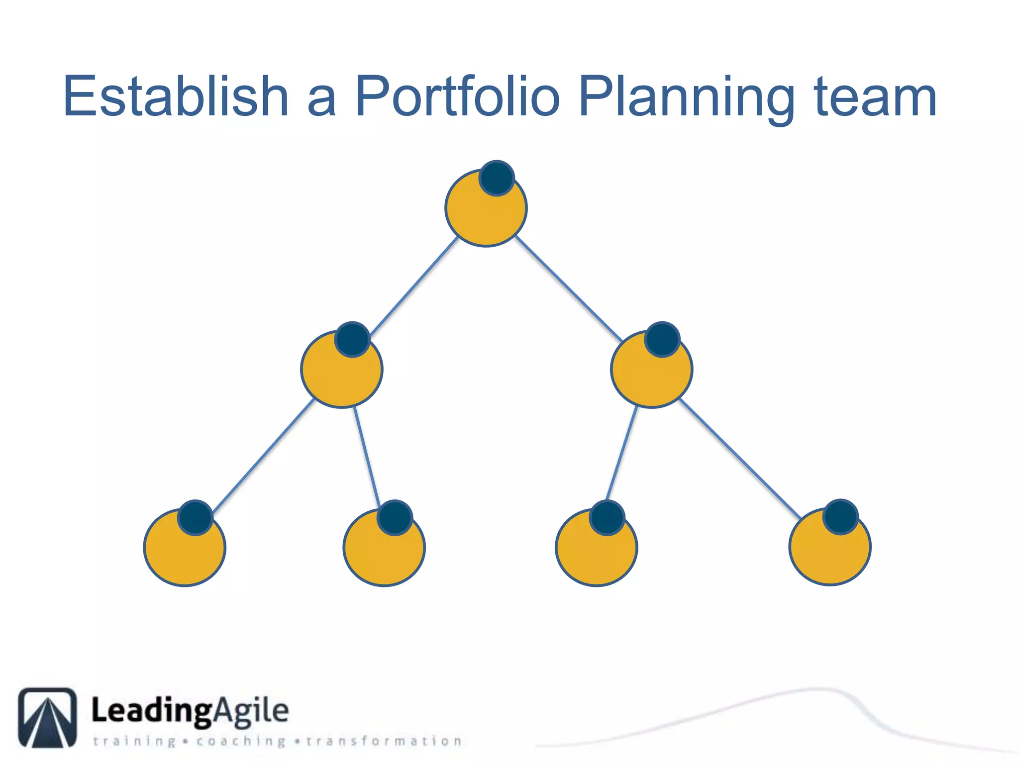 Establish a Portfolio Planning team