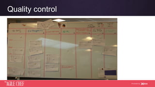 AGILE CHEF
THE
Powered by
Quality control
 