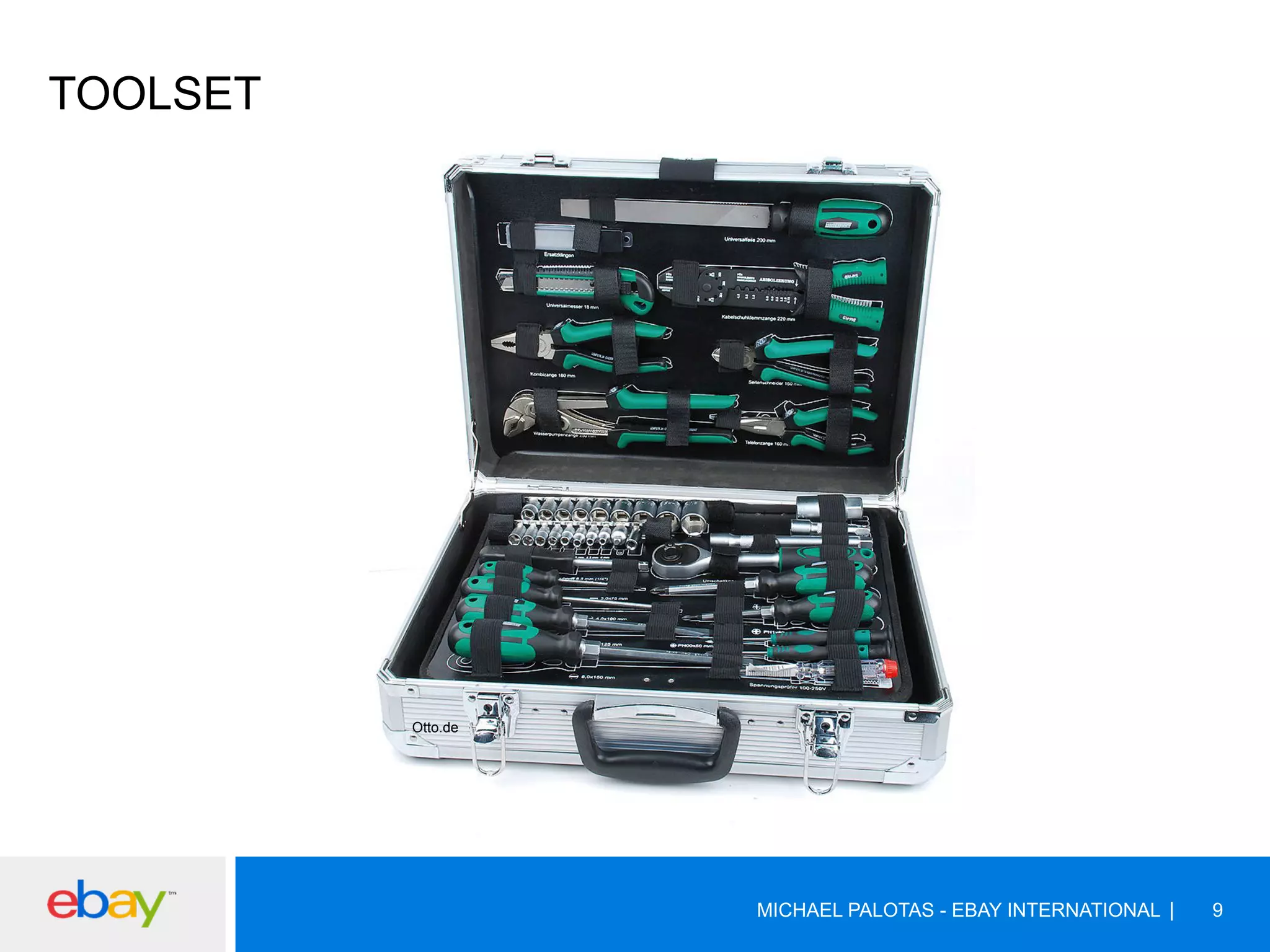 TOOLSET
MICHAEL PALOTAS - EBAY INTERNATIONAL 9
Otto.de
 