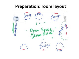 Preparation: room layout 