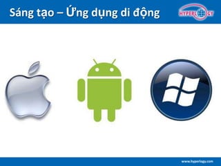 www.hyperlogy.com
Sáng tạo – Ứng dụng di động
 