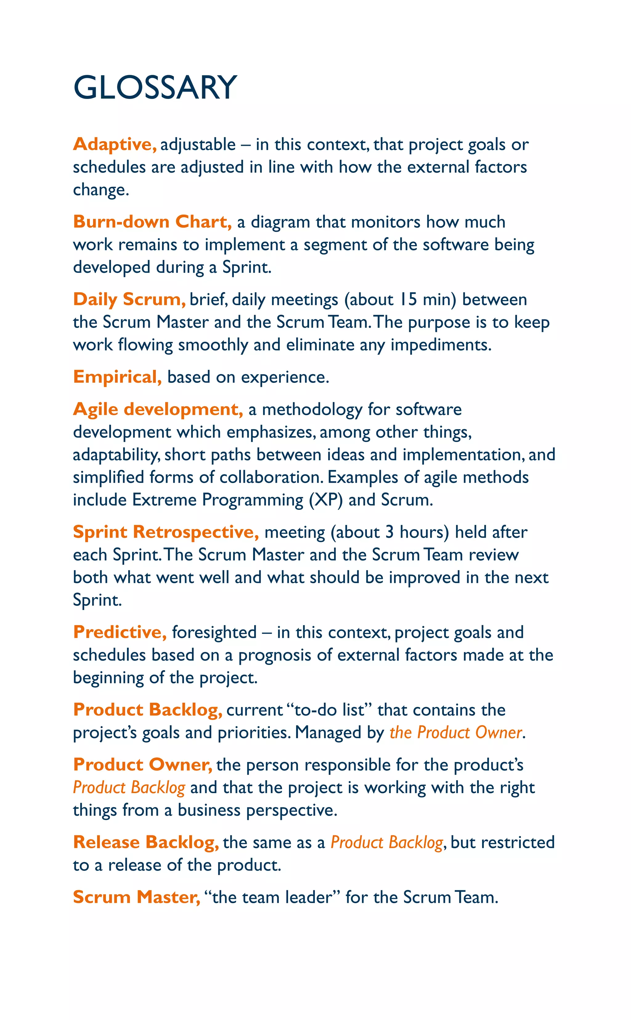 Scrum in five minutes