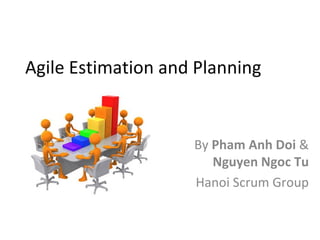 Agile Estimation and Planning By  Pham Anh Doi  &  Nguyen Ngoc Tu Hanoi Scrum Group 