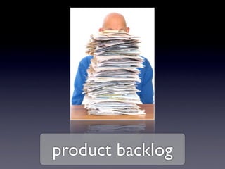 product backlog
 