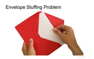 43
Envelope Stuffing Problem
 