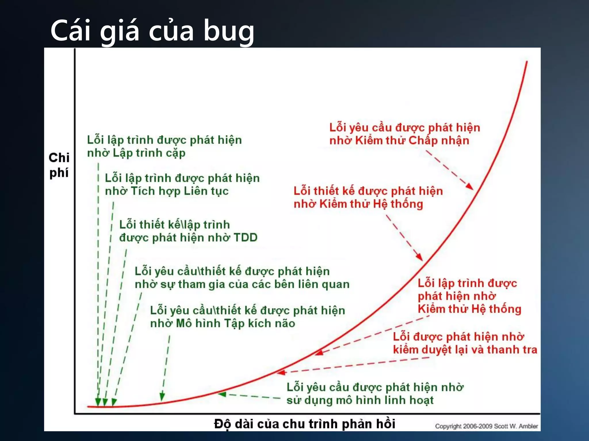 Cái giá của bug

 