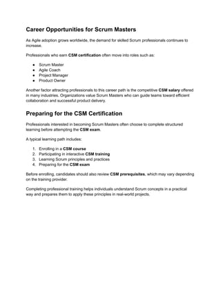 Scrum Framework Step by Step Guide for Agile Teams | PDF