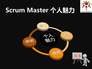 Scrum Master 个人魅力




                服务
 