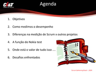 Avaliando Scrum em um ambiente CMMi 5