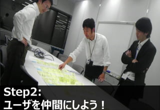 Step2:
ユーザを仲間にしよう！
 