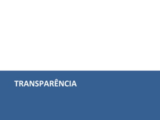 TRANSPARÊNCIA 
