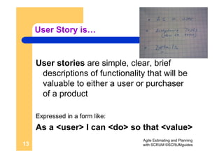 ScrumGuides Agile Estimating And Planning With Scrum