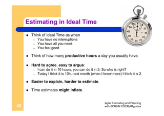 ScrumGuides Agile Estimating And Planning With Scrum
