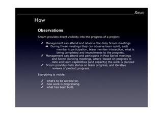 SCRUM, an introduction