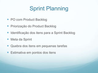 Palestra: Scrum e seus papéis