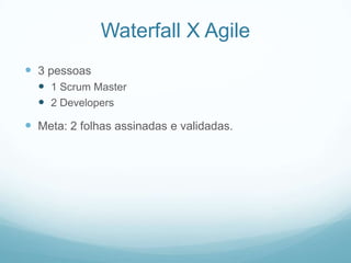 Palestra: Scrum e seus papéis