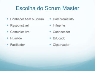 Palestra: Scrum e seus papéis