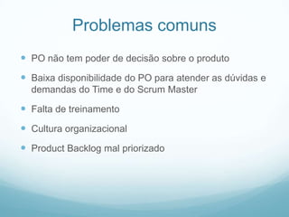 Palestra: Scrum e seus papéis