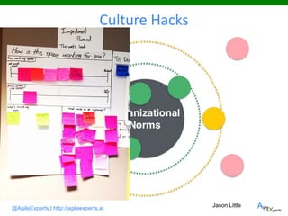 @AgileExperts | http://agileexperts.at
Culture Hacks
Jason Little
 