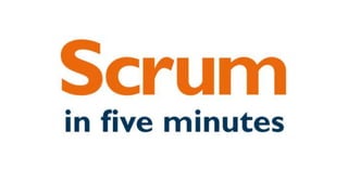 Scrum in five minutes