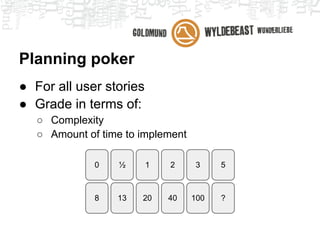 User story evolution
 