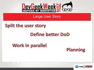 Large User Story
 