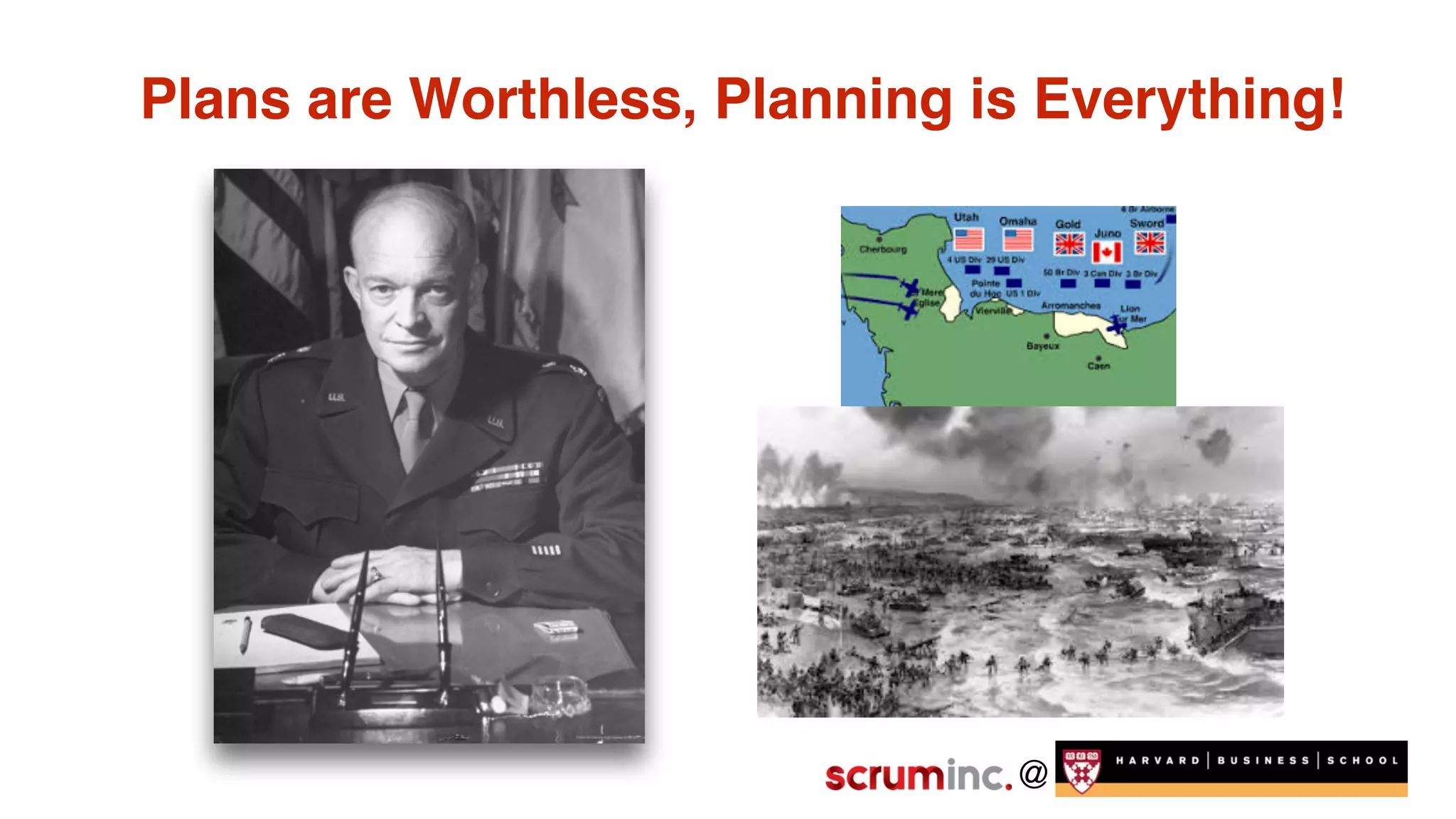@
Plans are Worthless, Planning is Everything!
 