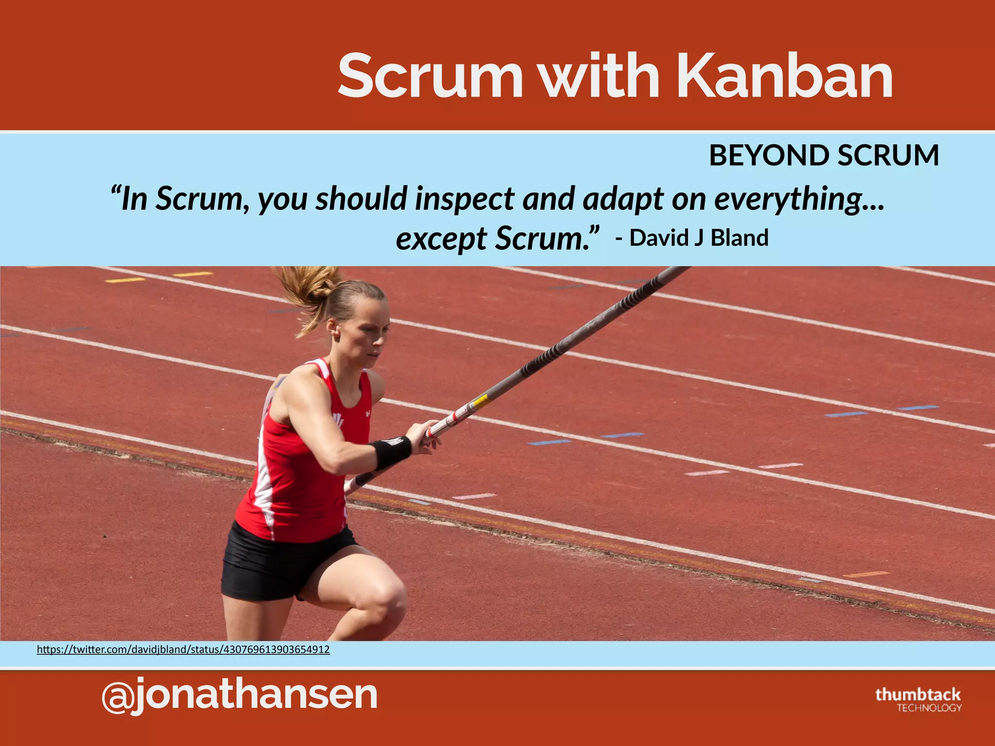 @jonathansen
“Toyota  makes  millions  of  
improvements  every  year,  all  
generated  from  the  ideas  of  
their  employees  world  wide”  
-­‐  Paul  A.  Akers
 