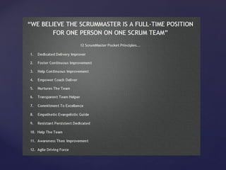 Scrum master | PDF