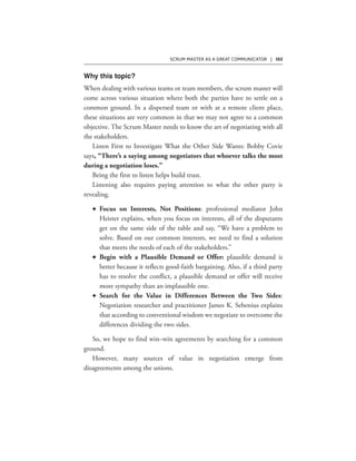 SCRUM MASTER AS A GREAT COMMUNICATOR | 103
F
F
F
 