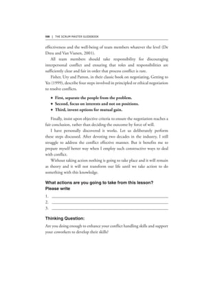 108 | THE SCRUM MASTER GUIDEBOOK
F
F
F
 