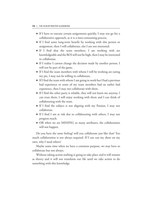 110 | THE SCRUM MASTER GUIDEBOOK
F
F
F
F
F
F
F
F
F
F
 