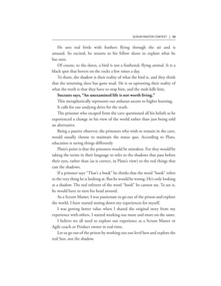 SCRUM MASTER CONTEXT | 53
 