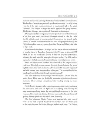 SCRUM MASTER CONTEXT | 57
 