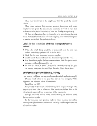 SCRUM MASTER CONTEXT | 63
F
F
F
F
F
 